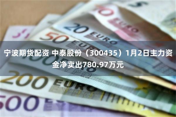 宁波期货配资 中泰股份（300435）1月2日主力资金净卖出780.97万元