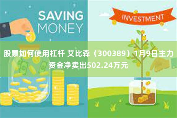 股票如何使用杠杆 艾比森（300389）1月9日主力资金净卖出502.24万元