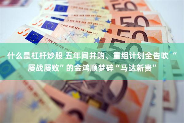   什么是杠杆炒股 五年间并购、重组计划全告吹 “屡战屡败”的金鸿顺梦碎“马达新贵”