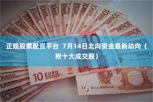 正规股票配资平台  7月14日北向资金最新动向（附十大成交股