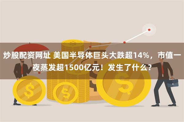 炒股配资网址 美国半导体巨头大跌超14%，市值一夜蒸发超1500亿元！发生了什么？